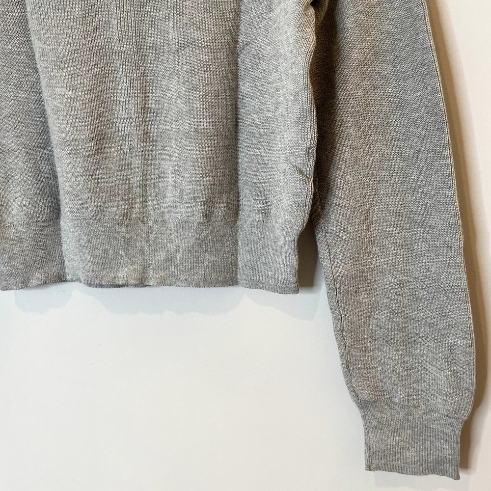 J.Crew Collection Embellished Cardigan Sweater Cotton Holiday CD379 Grey 12 13 - Picture 12 of 15